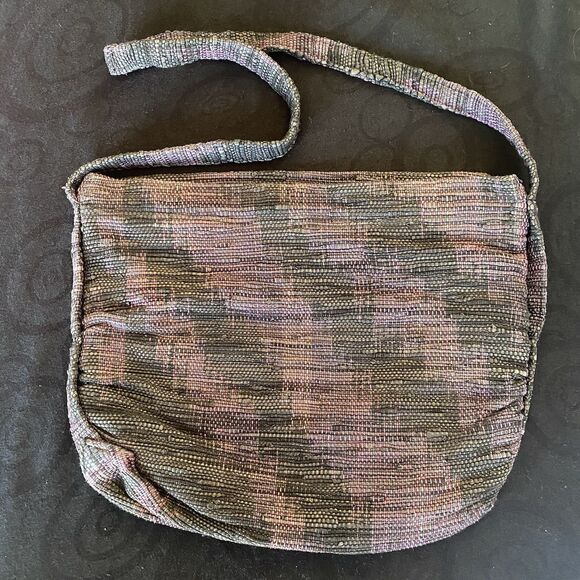 Vintage Narda’s Hand Woven Hand Dyed Large Shoulder Bag! Boho. Hippie. 70s. - Picture 1 of 10